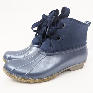 Sperry Blue and Gray Winter Boots